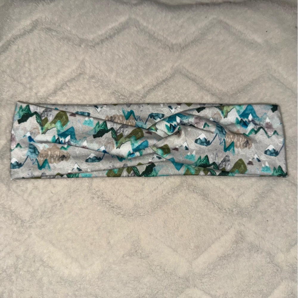 Mountains Patterned Headband